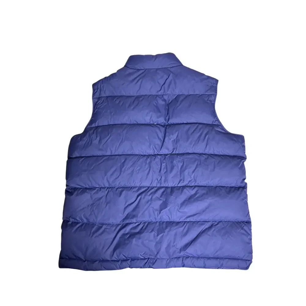 Vintage Lands End Down Feather Puffer Vest Mens XL Gorpcore Outdoor Hiking